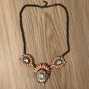 Peach necklace